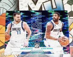 Kyrie Irving, Luka Doncic [Green Shock] #5 Basketball Cards 2022 Panini Donruss Optic Optical Illusions Prices