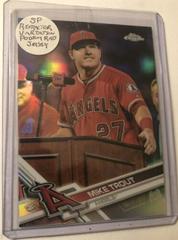 Mike Trout [Red Jersey Red] #200 Baseball Cards 2017 Topps Chrome Prices