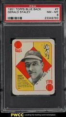 Gerald Staley #7 Baseball Cards 1951 Topps Blue Back Prices