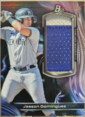 Jasson Dominguez Baseball Cards 2023 Bowman Platinum Patches Prices
