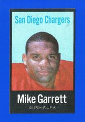 Mike Garrett Football Cards 1972 NFLPA Iron Ons Prices