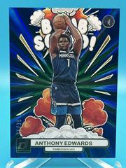 Anthony Edwards [Blue Green] #6 Basketball Cards 2023 Panini Donruss Bomb Squad Prices