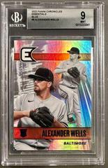 Alexander Wells [Blue] Baseball Cards 2022 Panini Chronicles Essentials Prices