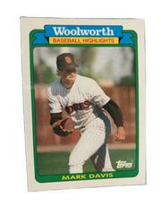 Mark Davis #4 Baseball Cards 1990 Woolworth Prices