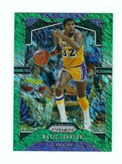 Magic Johnson [Green Shimmer] Basketball Cards 2019 Panini Prizm Prices