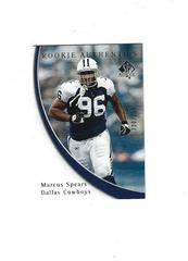 Marcus Spears Football Cards 2005 SP Authentic Prices