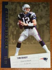 Tom Brady [Gold] #57 Football Cards 2006 Upper Deck Rookie Debut Prices