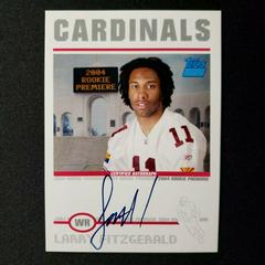 Larry Fitzgerald #RP-LF Football Cards 2004 Topps Rookie Premiere Autograph Prices