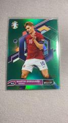 Martin Odegaard [Green Refractor] #56 Soccer Cards 2023 Topps Finest Road to UEFA EURO Prices