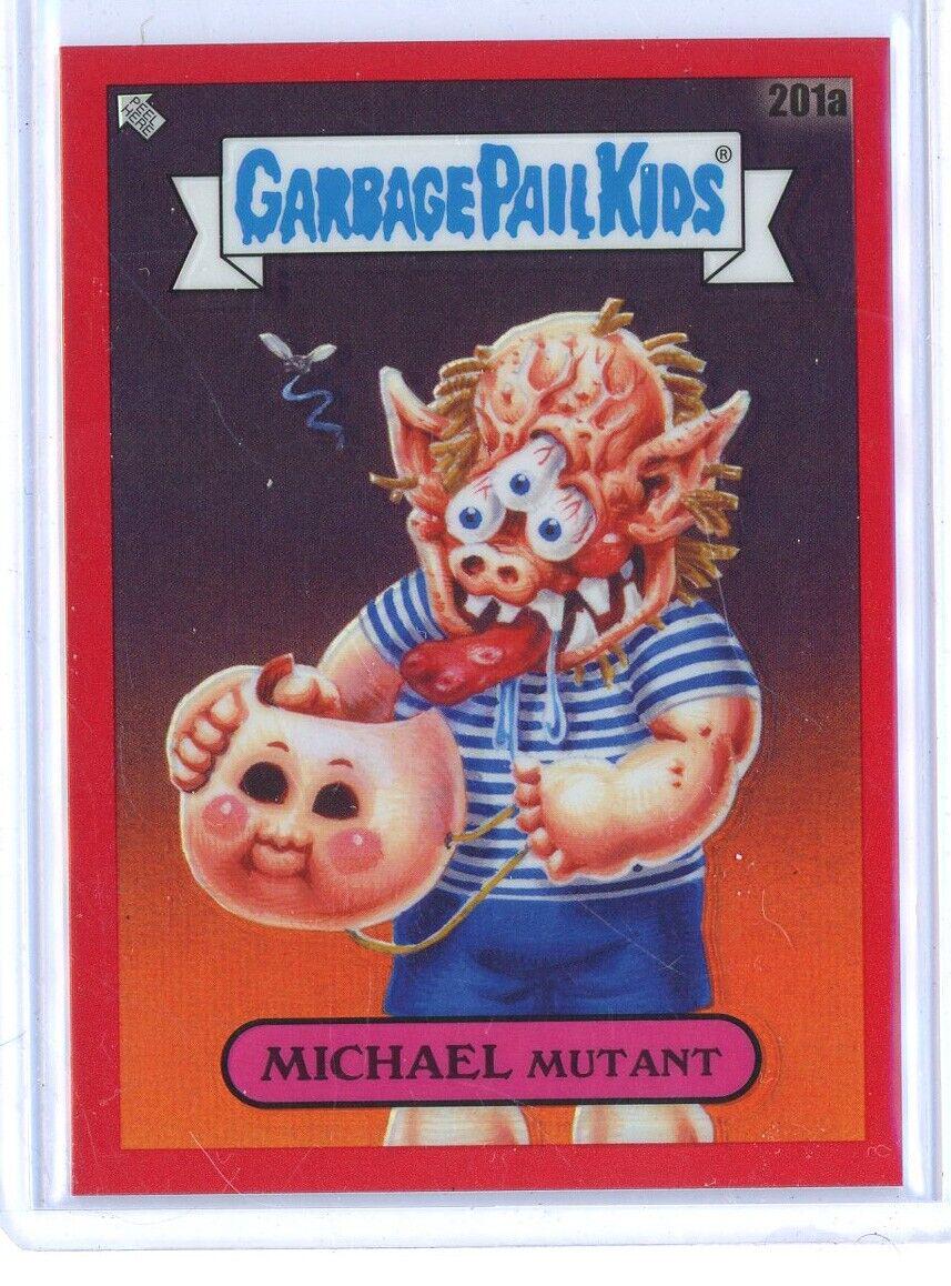 MICHAEL Mutant [Red Refractor] #201a 2022 Garbage Pail Kids Chrome