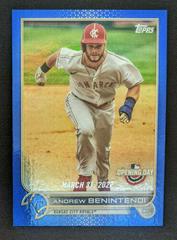 Andrew Benintendi [Blue Foil] #28 Baseball Cards 2022 Topps Opening Day Prices