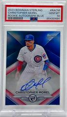 Christopher Morel [Blue] #RA-CM Baseball Cards 2023 Bowman Sterling Rookie Autographs Prices