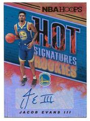 Jacob Evans III Basketball Cards 2018 Panini Hoops Hot Signatures Rookies Prices