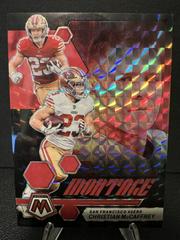 Christian McCaffrey [Black] #M-25 Football Cards 2023 Panini Mosaic Montage Prices