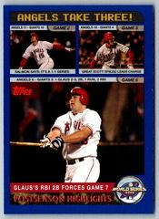 2002 World Series Card #720 Baseball Cards 2003 Topps Prices