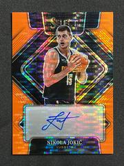 Nikola Jokic [Orange Pulsar] #SG-NJK Basketball Cards 2021 Panini Select Signatures Prices