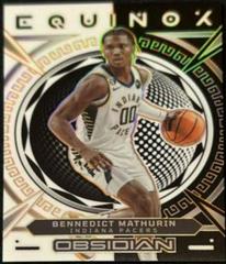 Bennedict Mathurin [Orange] #29 Basketball Cards 2022 Panini Obsidian Equinox Prices