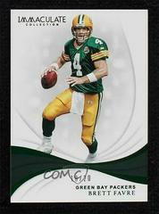 Brett Favre [Emerald] #37 Football Cards 2019 Panini Immaculate Collection Prices