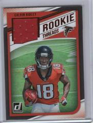 Calvin Ridley [Red] Football Cards 2018 Donruss Rookie Threads Prices