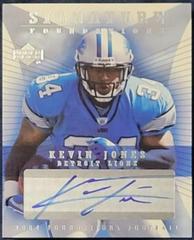 Kevin Jones Football Cards 2004 Upper Deck Foundations Signatures Prices