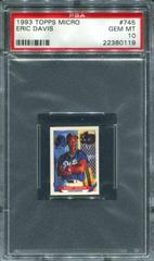 Eric Davis #745 Baseball Cards 1993 Topps Micro Prices