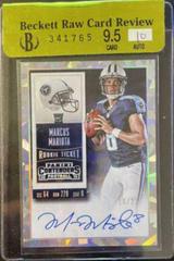 Marcus Mariota [College Autograph Cracked Ice Ticket] #225 Football Cards 2015 Panini Contenders Prices