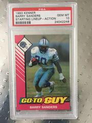 Barry Sanders [Action] Football Cards 1993 Kenner Starting Lineup Prices