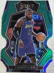 LeBron James [Green Die Cut] Basketball Cards 2022 Panini Select Prices