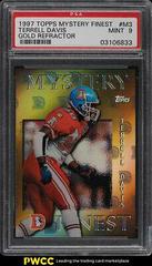 Terrell Davis [Gold Refractor] #M3 Football Cards 1997 Topps Mystery Finest Prices