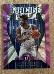 Joel Embiid [Purple Laser] #7 Basketball Cards 2019 Panini Donruss Franchise Features Prices