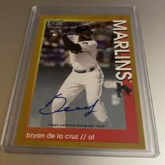 Bryan De La Cruz [Gold] Baseball Cards 2022 Topps Archives Snapshots Autographs Prices
