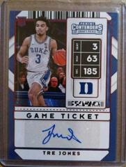Tre Jones [Red Autograph] Basketball Cards 2020 Panini Contenders Draft Picks Prices