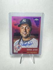 Derek Jeter [Pink] #CPA-DJ Baseball Cards 2022 Topps Chrome Platinum Anniversary Autographs Prices