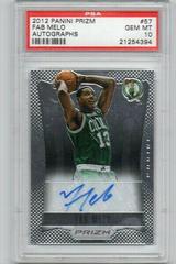 Fab Melo #57 Basketball Cards 2012 Panini Prizm Autographs Prices