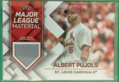 Albert Pujols Baseball Cards 2022 Topps Update Major League Material Relics Prices