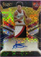 Anfernee Simons [Gold] #ASM Basketball Cards 2018 Panini Select Rookie Signatures Prices