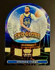 Stephen Curry [Gold] #4 Basketball Cards 2023 Panini Crown Royale Sno Globe Prices