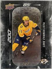 Luke Evangelista [Black] Hockey Cards 2023 Upper Deck 200' x 85' Prices