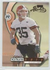 Aaron Shea #228 Football Cards 2000 Playoff Absolute Prices