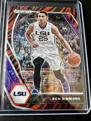 Ben Simmons [Tiger Stripe Choice Prizm] Basketball Cards 2021 Panini Prizm Prices