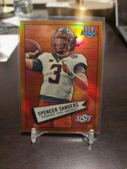Spencer Sanders [Orange] #52BF-15 Football Cards 2022 Bowman Chrome University 1952 Prices