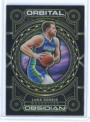 Luka Doncic [Yellow] #3 Basketball Cards 2022 Panini Obsidian Orbital Prices