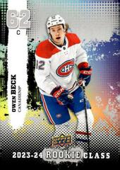 Owen Beck #CC-8 Hockey Cards 2023 Upper Deck Commemorative Class Prices