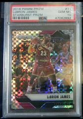 LeBron James [Starburst Prizm] #31 Basketball Cards 2016 Panini Prizm Prices