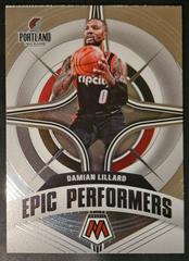 Damian Lillard #18 Basketball Cards 2021 Panini Mosaic Epic Performers Prices