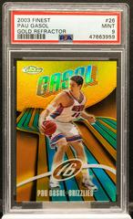Pau Gasol [Gold Refractor] Basketball Cards 2003 Finest Prices