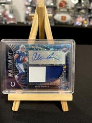 Alec Pierce [Neon Blue] Football Cards 2022 Panini Spectra Radiant Rookie Patch Signatures Prices