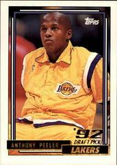 Anthony Peeler #288 Basketball Cards 1992 Topps Gold Prices