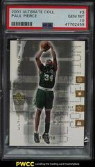 Paul Pierce #3 Basketball Cards 2001 Ultimate Collection Prices