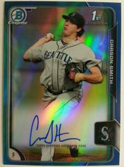 Carson Smith [Refractor] Baseball Cards 2015 Bowman Chrome Autograph Prospect Prices